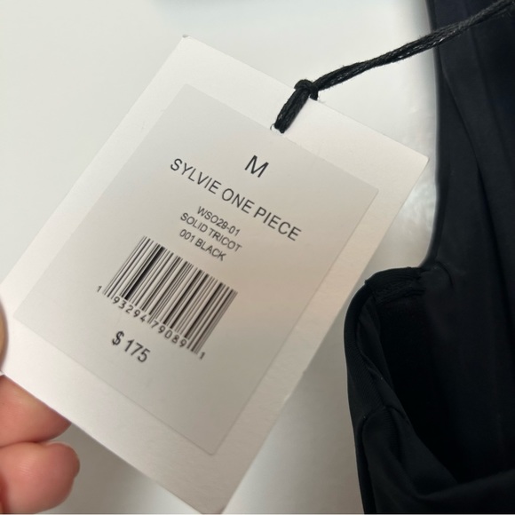 ONIA Sylvie One Piece Bathing Suit Black NWT - Picture 8 of 9